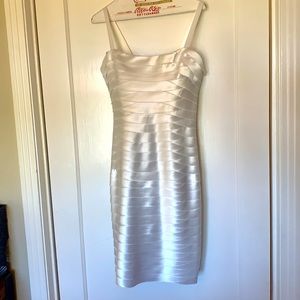 BCBGMaxazria Strapless Cocktail Dress